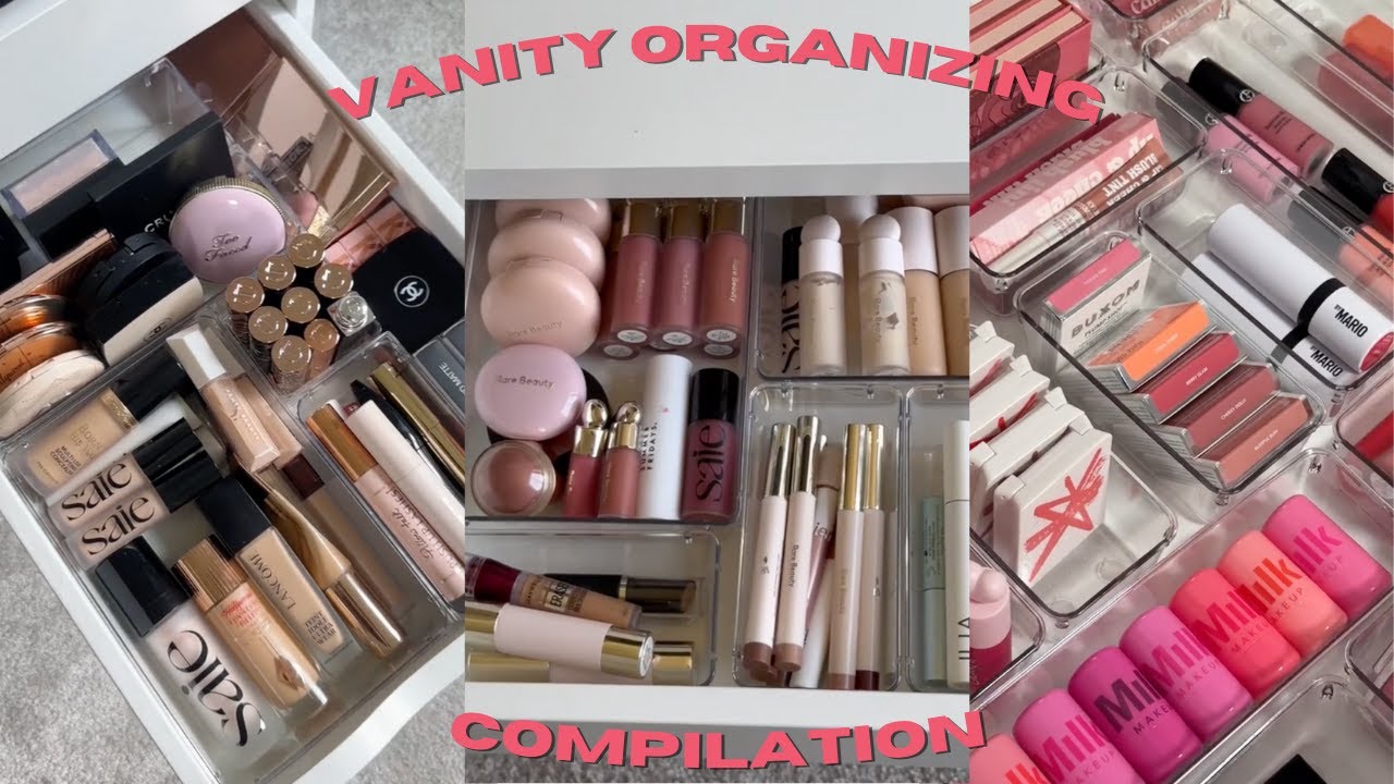 SATISFYING ASMR Makeup Vanity Organizing Compilation 🎀│ Pt. 2 ✨