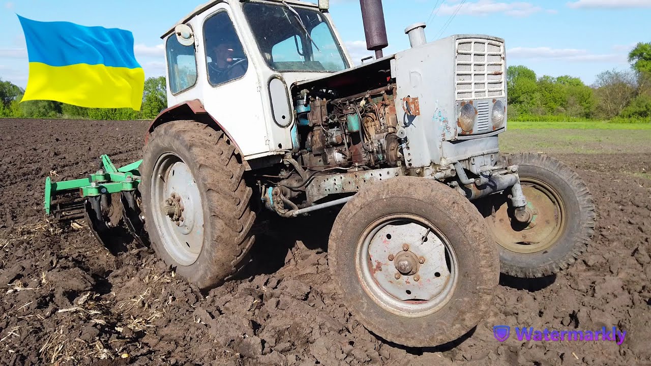 ЮМЗ-6 на диби! Диски забиває, трактор дохне, отаке тяжке дискування з АГ 2.1