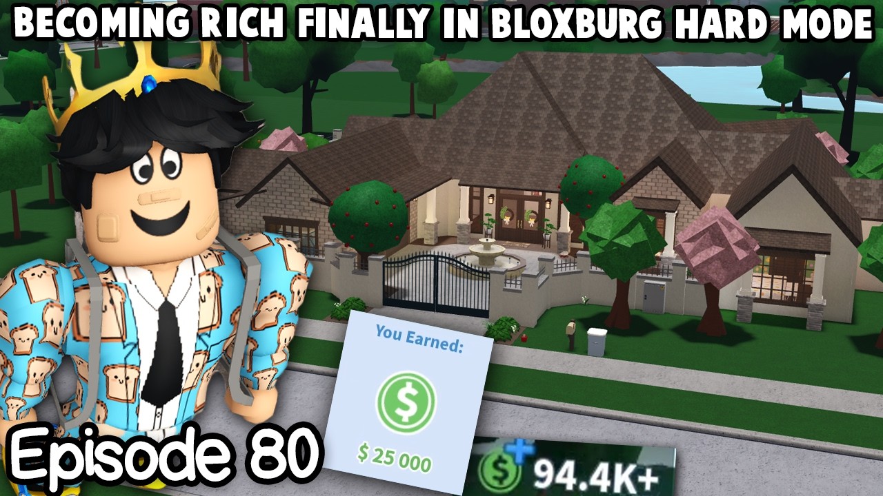 Как снова разбогатеть в режиме повышенной сложности в игре Bloxburg из яиц (Часть 80)