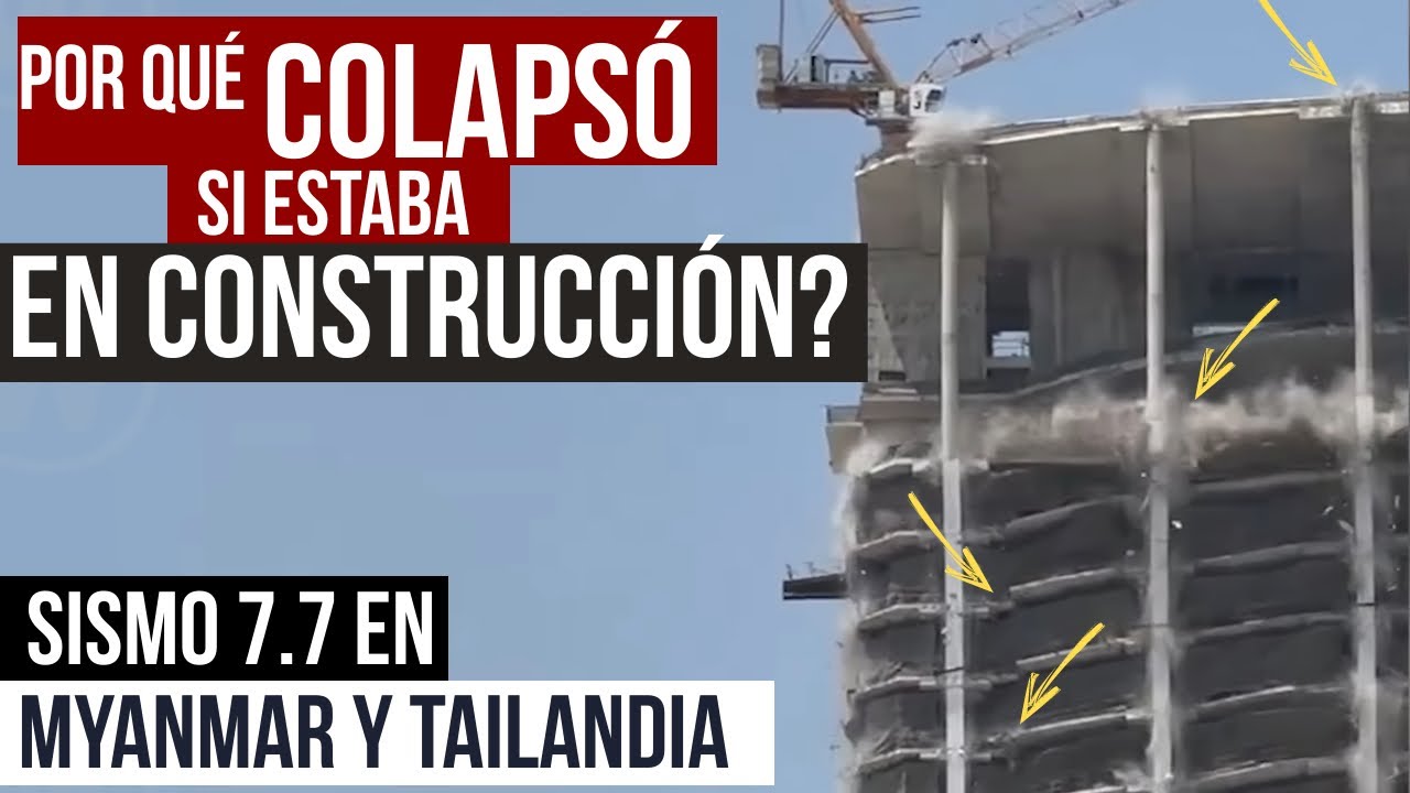 Edificio en construccion colapsa | sismo en Tailandia y Myanmar