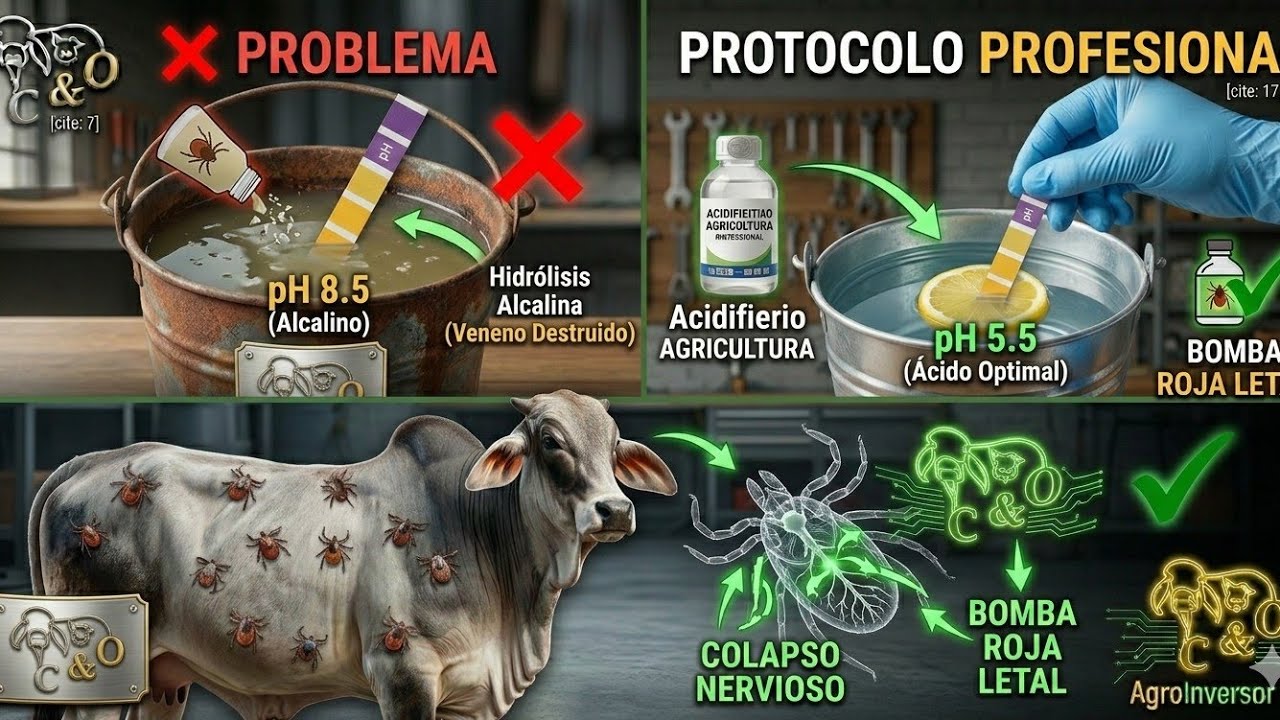  ¿Tus Vacas siguen con GARRAPATAS? El Error del pH que te hace PERDER DINERO 🚫🕷️🐄