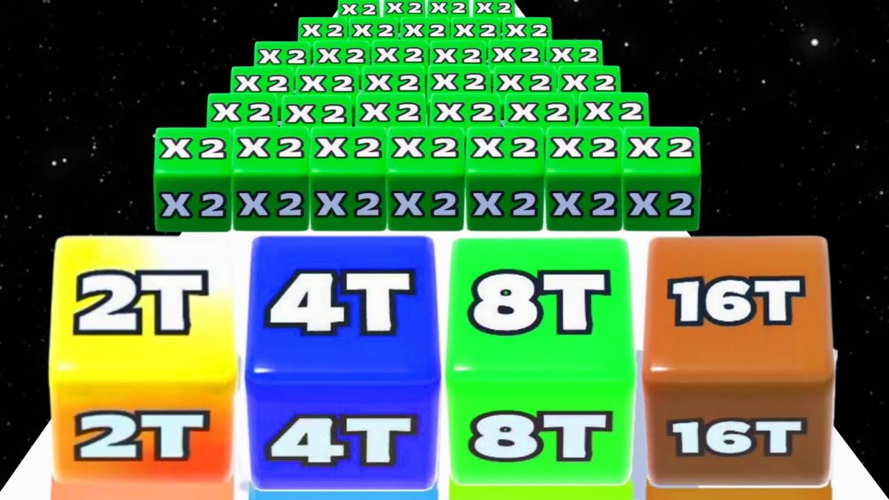 Jelly Run 2048 vs Toy Spring - All Level Gameplay (NOOB vs PRO vs HACKER) New Update
