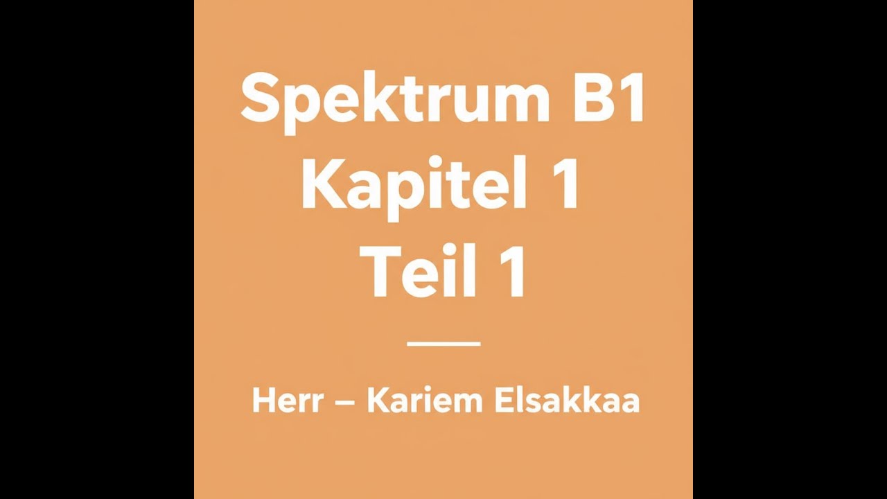 { 1 } Spektrum B1 - Kapitel 1 - Teil 1
