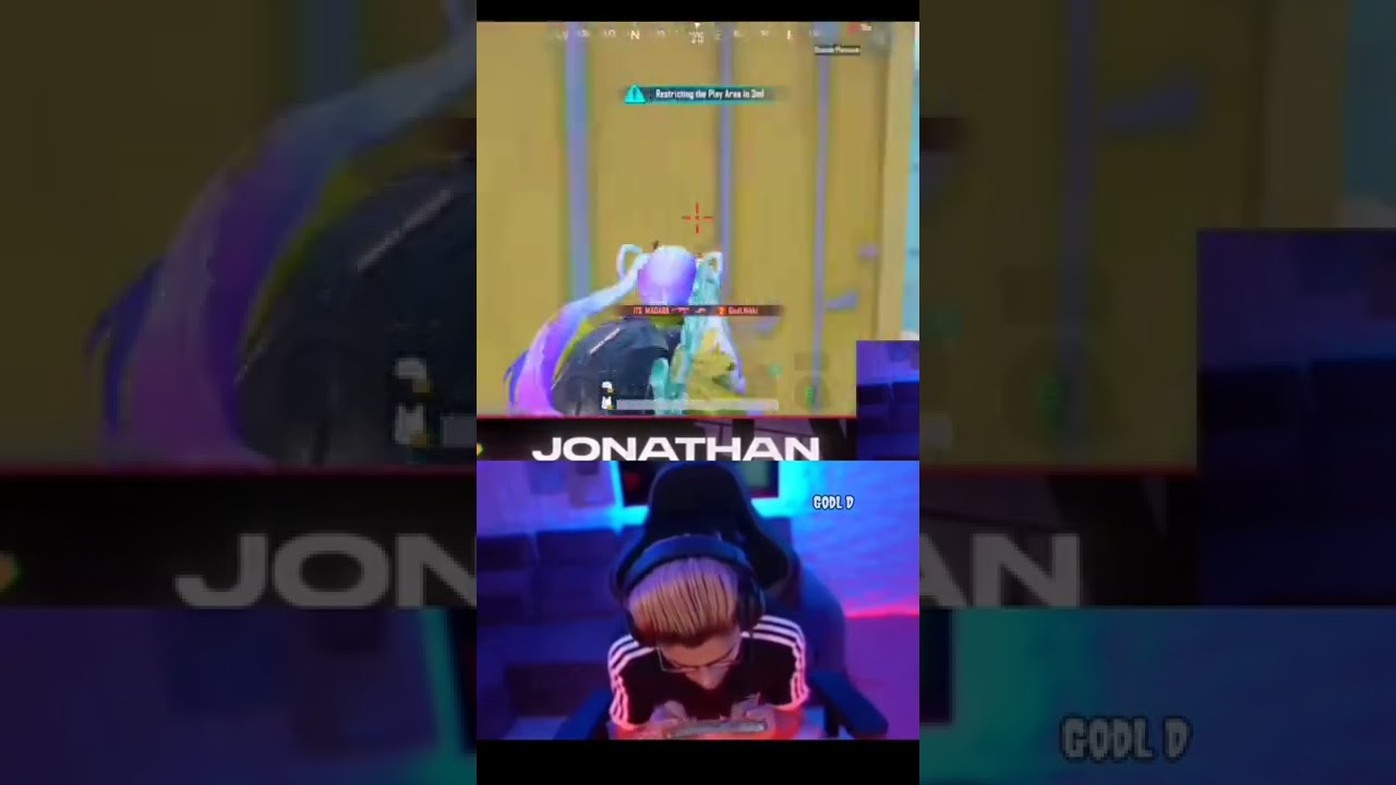 OMG HACKER OR WOT 😱@JONATHANGAMINGYT DOBBY SHOKED BY JONATHAN 1VS4 CLUTCH #SHORTS #JONATHAN