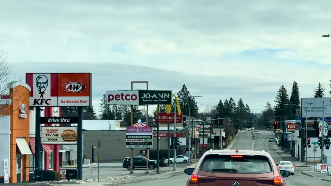 Spokane, WA South Hill ASMR Driving | March 13, 2024