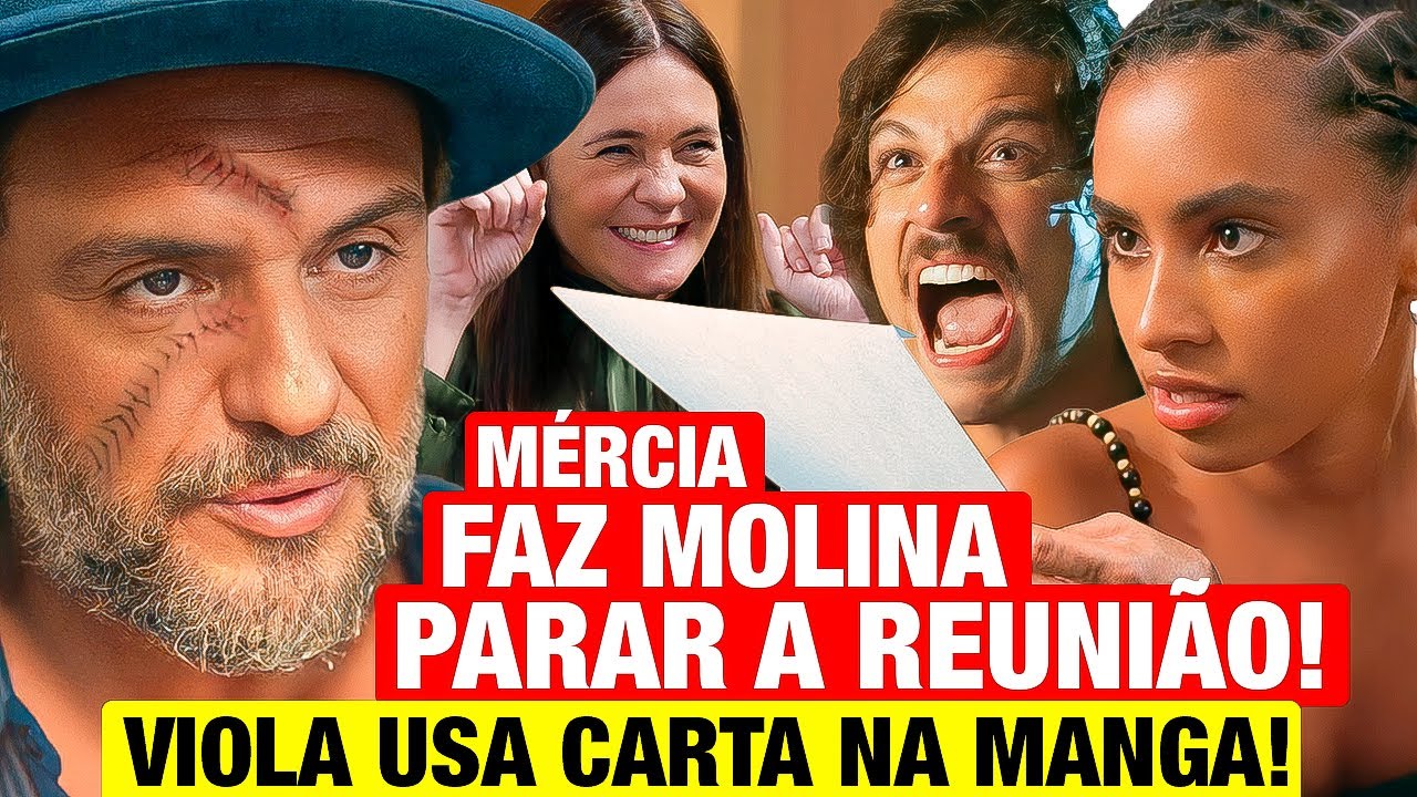 MANIA DE VOCÊ: Mércia faz MOLINA INVADIR REUNIÃO COM 1 SURPRESA E 1 SEGREDO! Resumo capítulo hoje