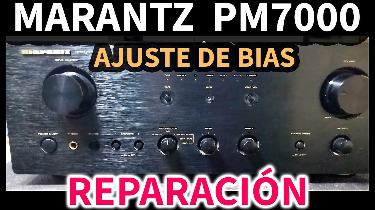 Amplificador MARANTZ PM7000 | Diagnóstico y reparación
