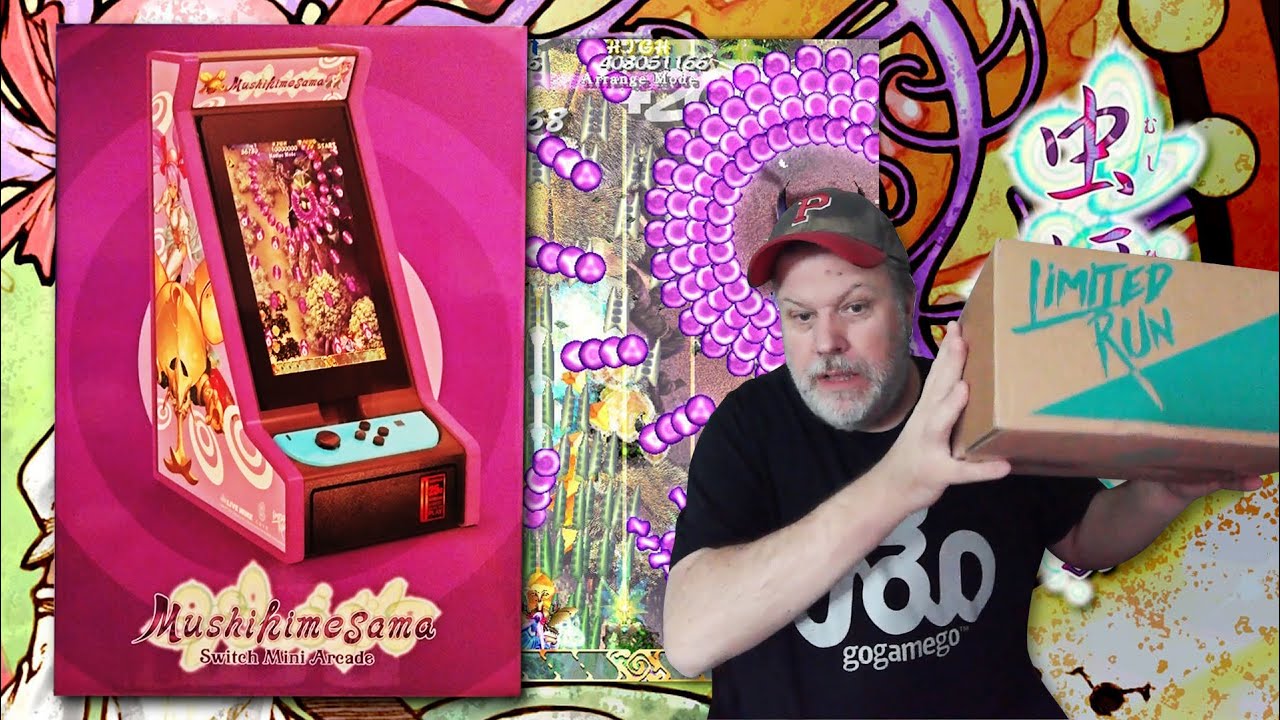 Mushihimesama Mini Switch Arcade Cabinet from Limited Run Games | gogamego