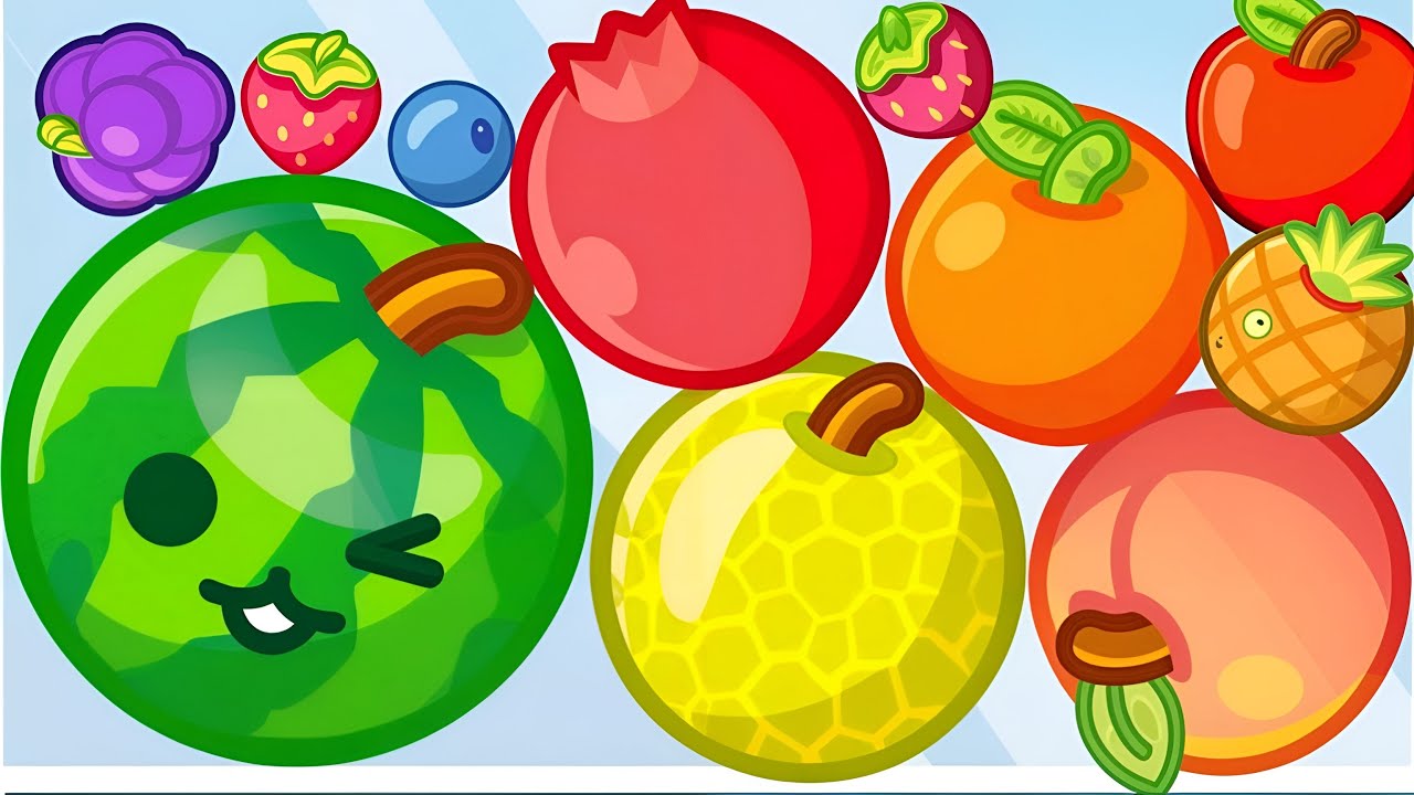 Fun Merge 3D : Puzzle game & Watermelon game - ASMR GAMEPLAY ( Ball Evolution,Level Up Fruits )
