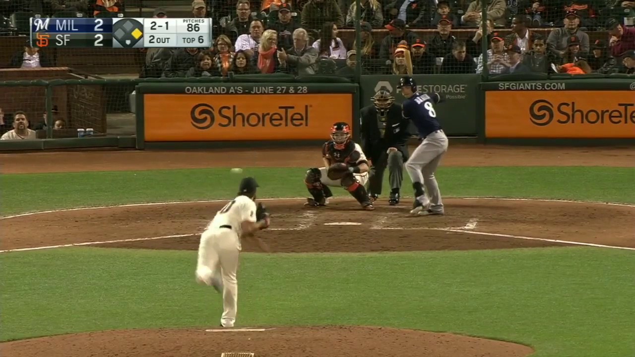 These baserunners sure shouldn't run on Buster Posey!