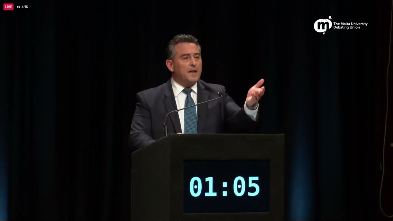 Bernard Grech closing statement - University debate