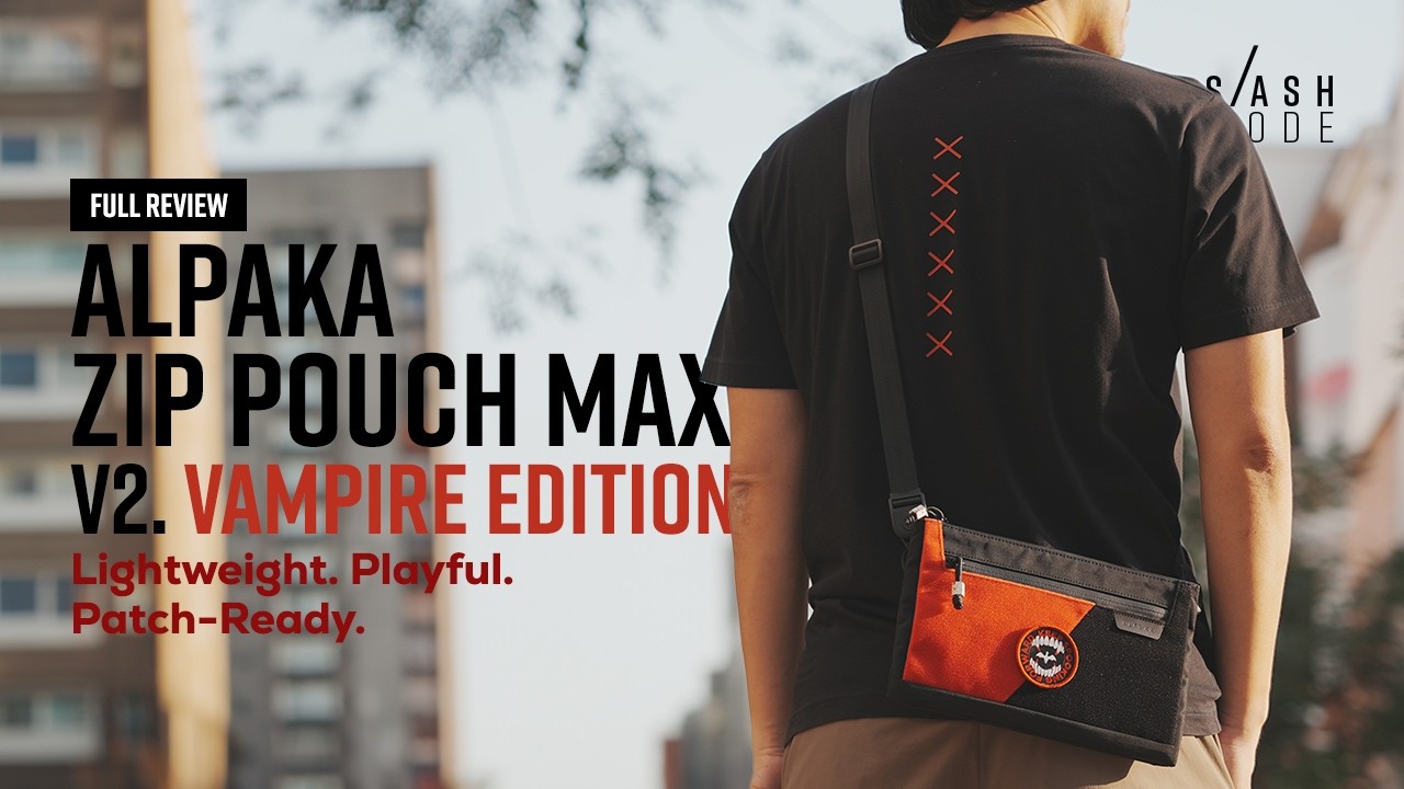 Alpaka Zip Pouch Max V2 Vampire Edition  // Lightweight. Playful. Patch-Ready. // Full Review