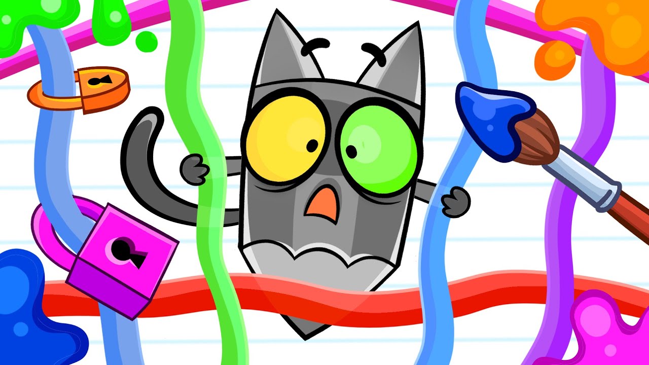 The Naughty Gray Crayon Song | Color Songs | Funny Kids Songs And Nursery Rhymes