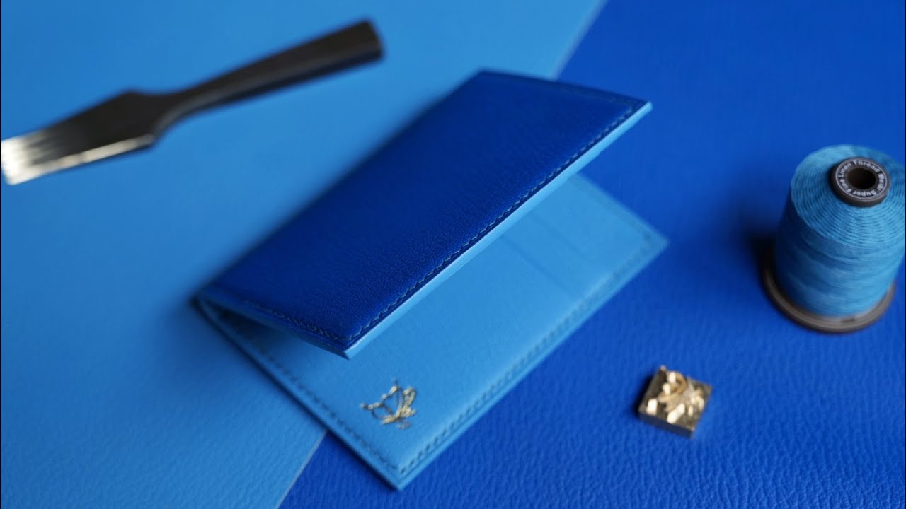 Making a Leather Bifold Card Holder/ DIY BUILD ALONG