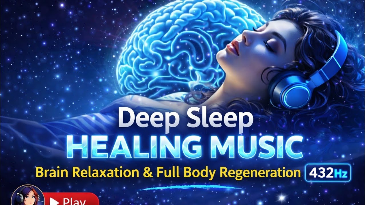 Deep Sleep Healing Music | Brain Relaxation & Full Body Regeneration | 432Hz Healing Frequency