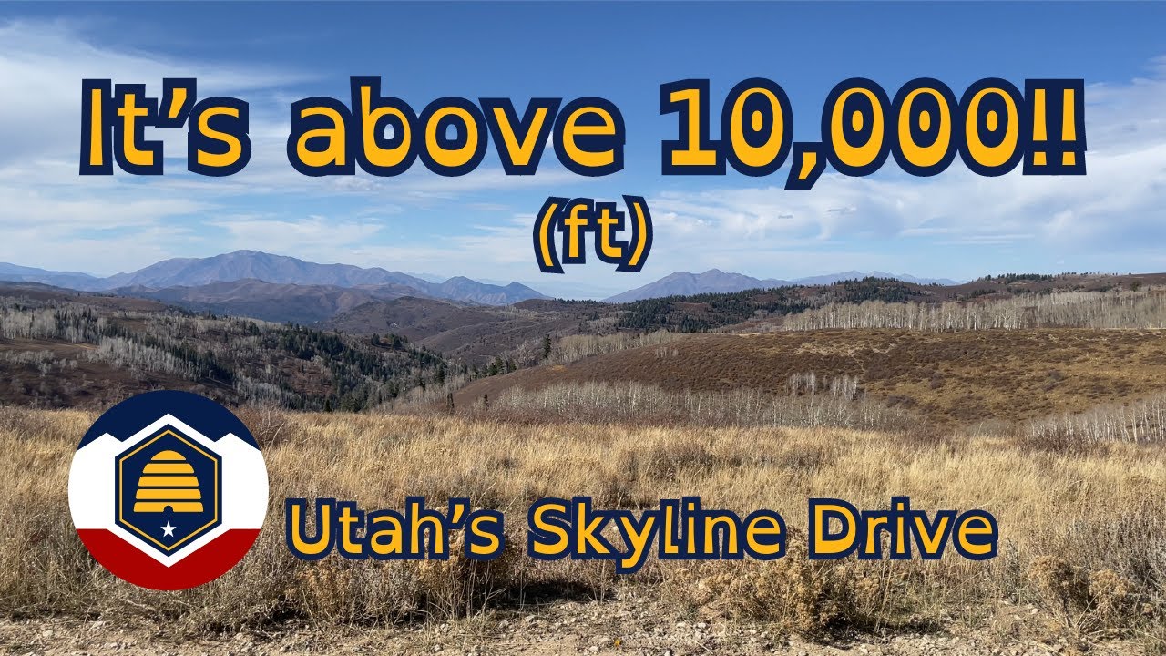 Above 10,000ft on Utah's Skyline Drive