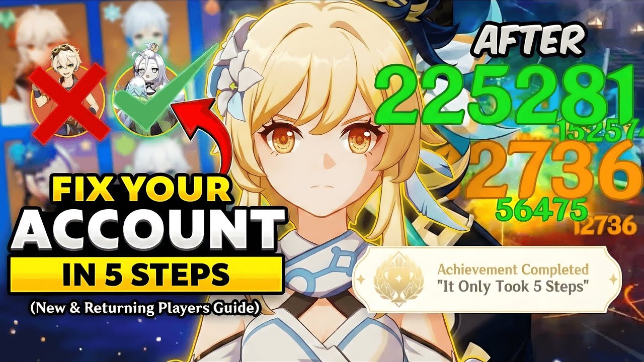 Fix Your Genshin Account in 5 Steps (New & Returning Players Guide)