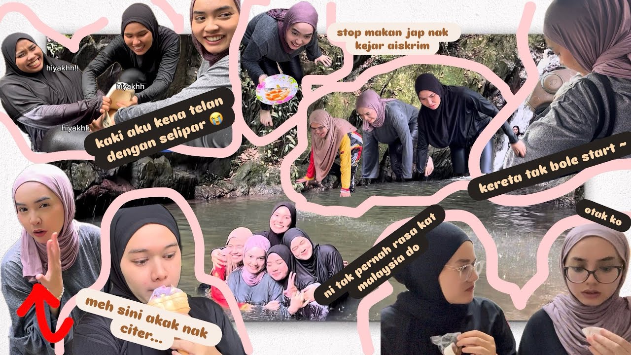 remaja GIGIH nak mandi sungai‼️+ review coklat mekah from hjh nusrah 