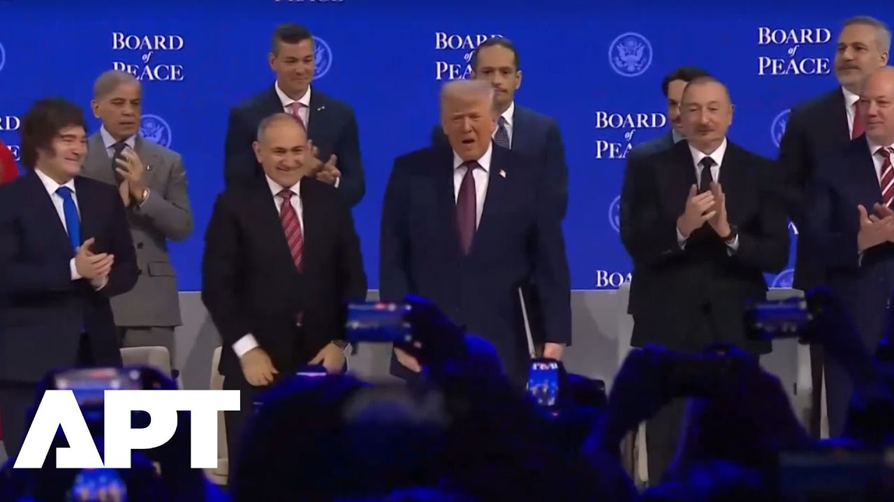 WATCH | Leaders Line Up as Trump Takes Part in Board of Peace Charter Announcement | APT