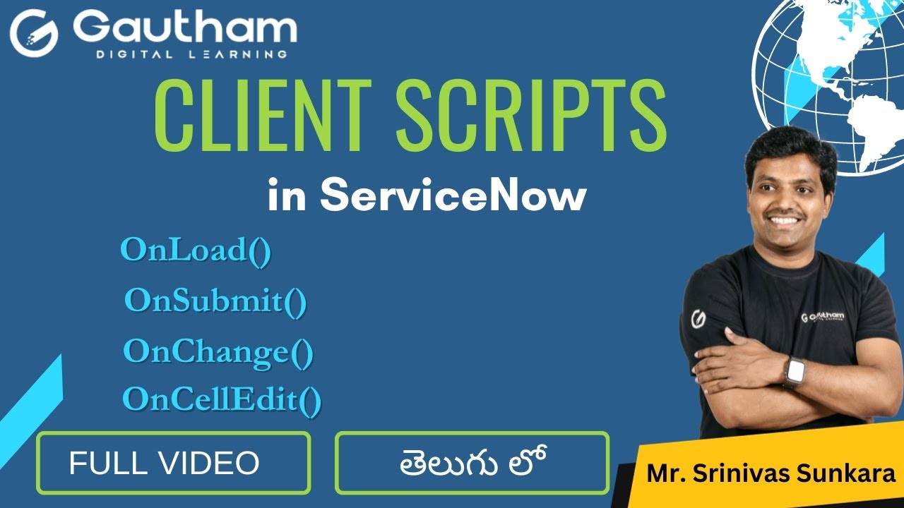 Client Scripts in ServiceNow | ServiceNow Telugu Video | ServiceNow Telugu Series | Service Now