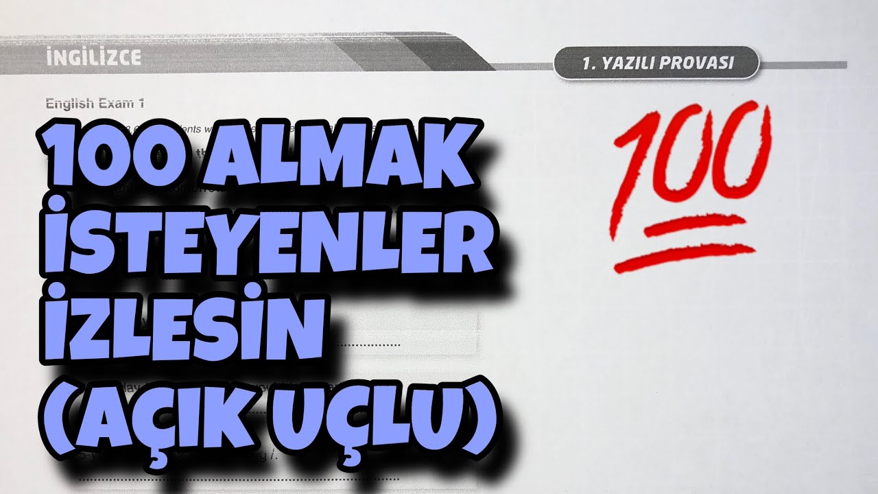 7.Sınıf İngilizce 2.Dönem 1.Yazılı