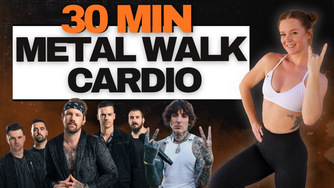 30 MIN METAL WALK CARDIO | No Jumping, Apartment Friendly Workout, Super Fun