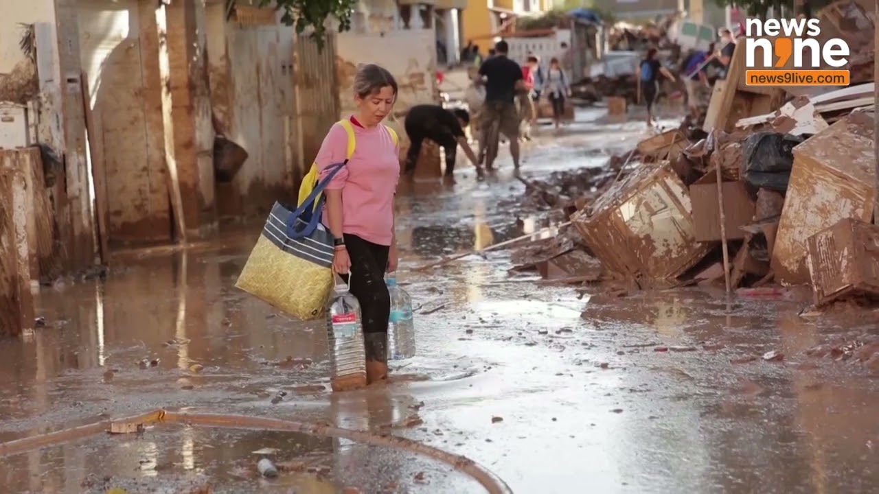 Spain Floods 2024 : Massive Clean-Up Efforts Begin | News9