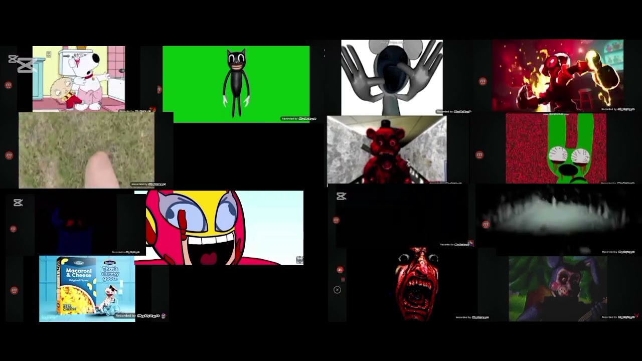 16 videopastas upcoming jumpscares all it once (including by the rules of meeple)