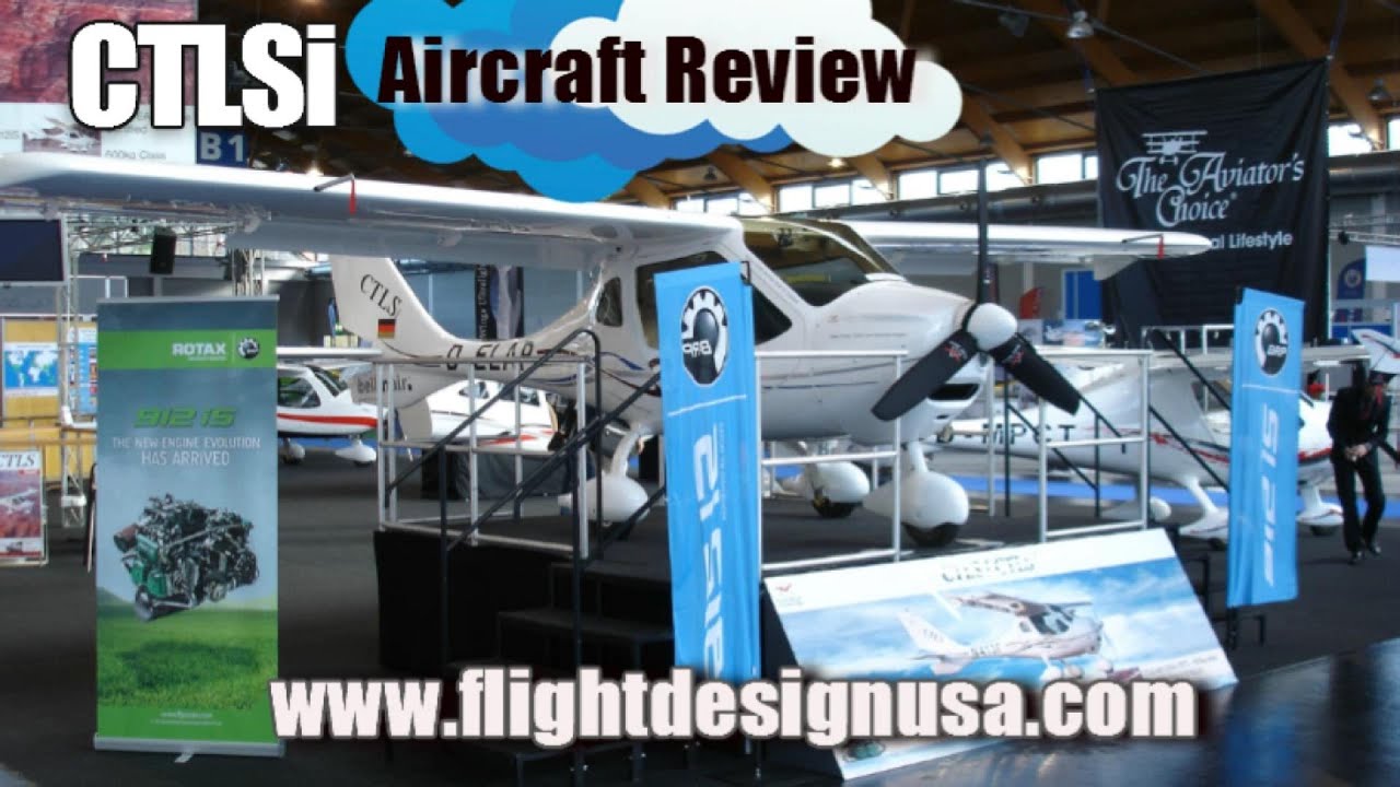 CTLSi, обзор легкого спортивного самолета Flight Design CTLSi, выставка Midwest LSA Expo, г. Маун...
