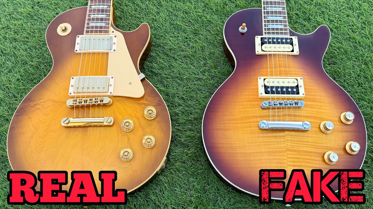 Gibson USA Les Paul Standard vs Fake Gibson Les Paul 本物と偽物の見分け方！サウンド比較も！