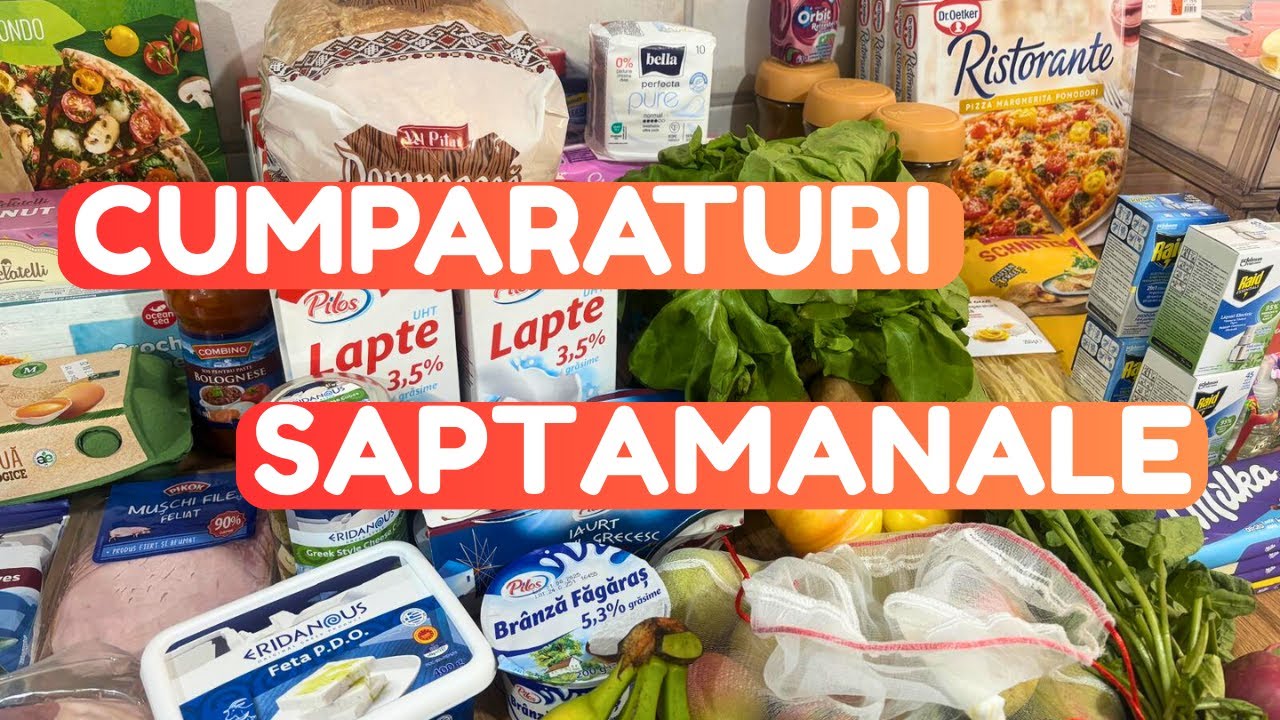 Cumpărăturile săptămânale, cu 1.000 lei 🛒🥚🍕🍞 | ALIELA