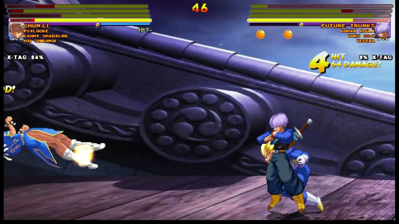[4K] MUGEN: R, ETB – Cammy Shadaloo, Mai, Chun Li, Psylocke vs Goku SSJ2, Vegeta, Trunks, Gohan