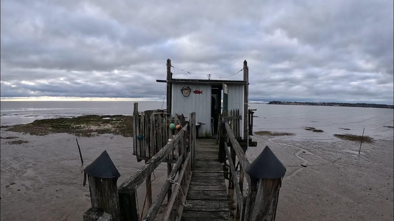 Le long de l''estuaire de la Gironde entre Meschers et Talmont