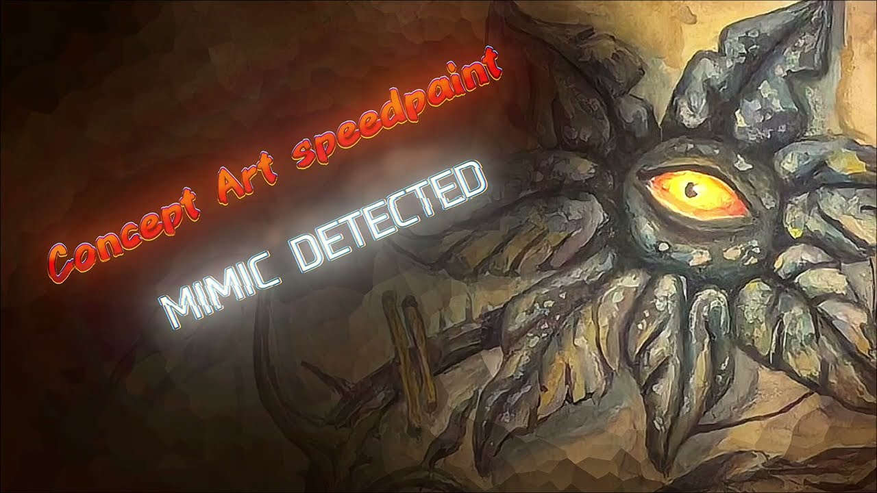MIMIC DETECTED | Concept Art speedpaint