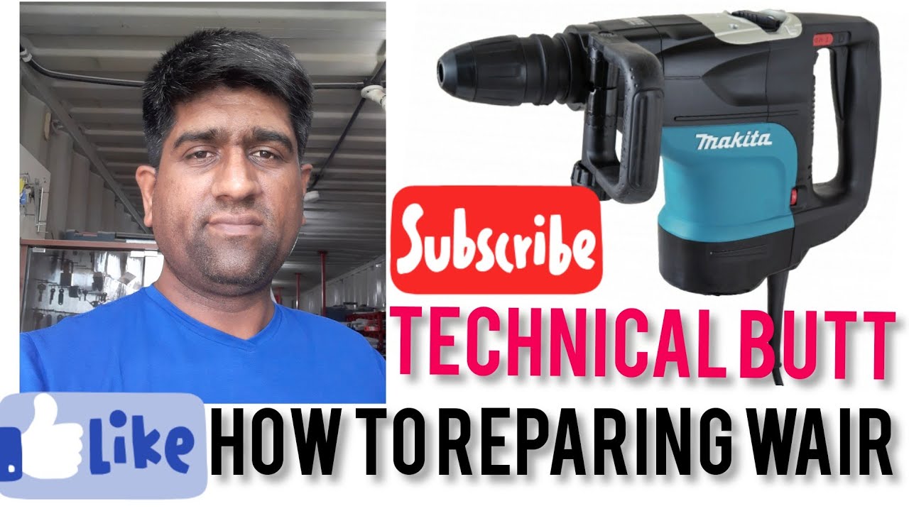 MAKITA ROTARY HAMMER DRILL HR 450C  How to wair reparing| Technical butt