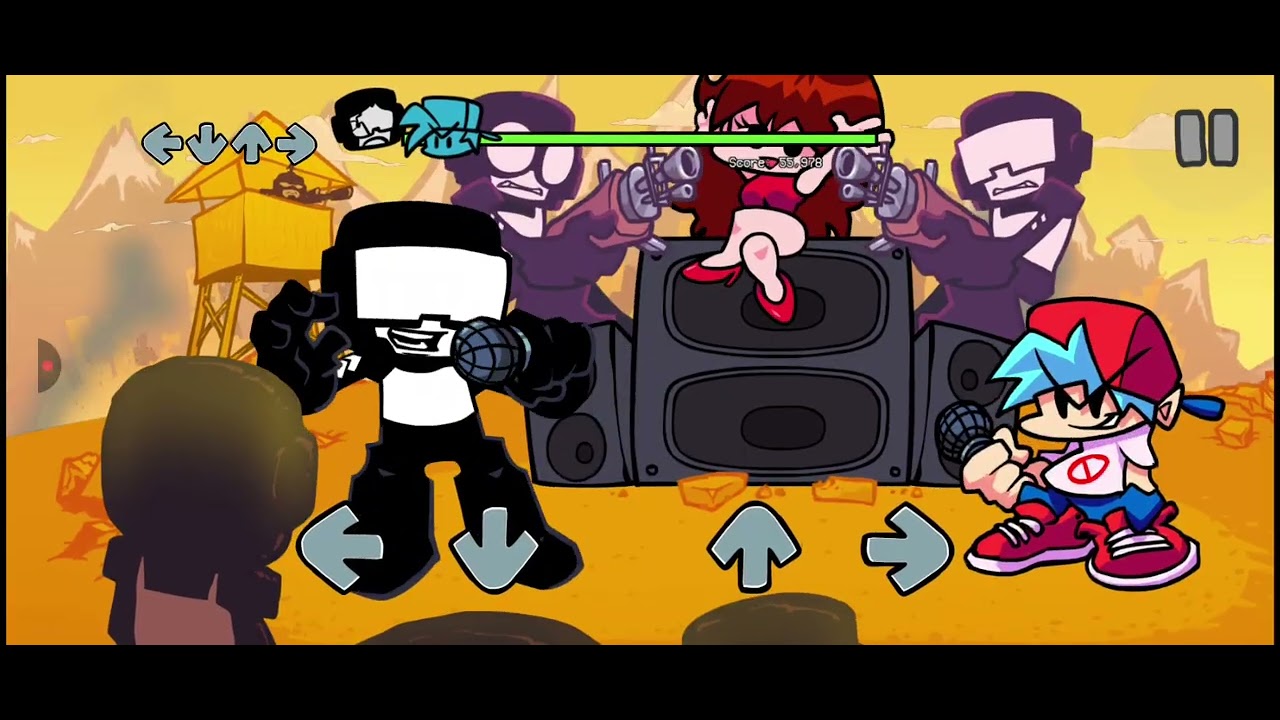 Jugando fnf parte 4