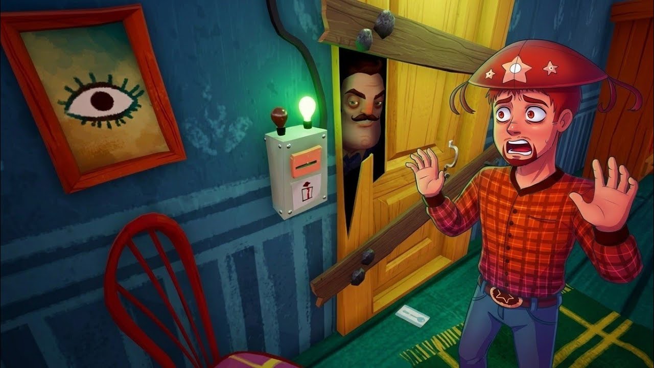 OS MELHORES MOMENTOS DE HELLO NEIGHBOR 😂 (Deu Muito Errado!)