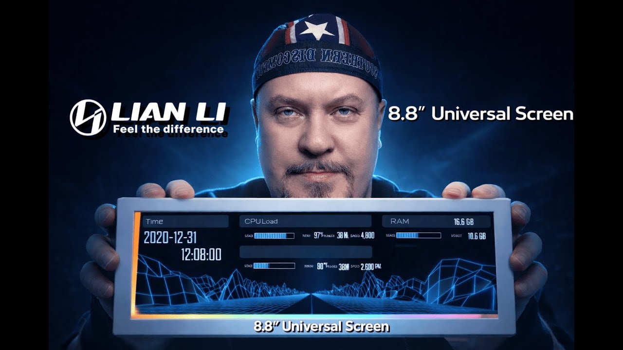 Lian Li 8.8&Prime; Universal Screen &ndash; Full Review, Installation, and Ready-Made PC Build