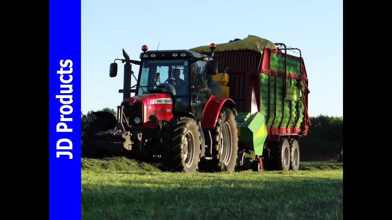 Massey Ferguson 6465/Strautmann/Gras inkuilen/Grass silage/Gras einfahren/Speelman Zuidveld/2016