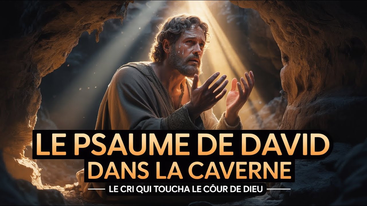 🕊️✨ Le Psaume que David Chanta en Fuyant Saül dans la Caverne: Le Cri qui Toucha le Cœur de Dieu 🙏