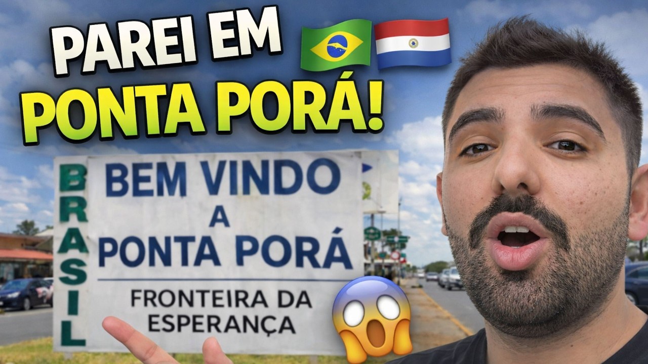 PARAMOS em Ponta Porã e Pedro Juan Caballeto-Paraguai fazer COMPRAS… Olha o QUE ACONTECEU!