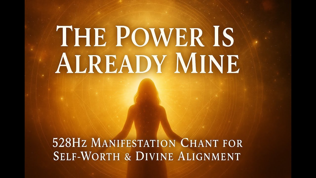 The Power Is Already Mine | 528Hz Manifestation Chant for Self-Worth & Divine Alignment
