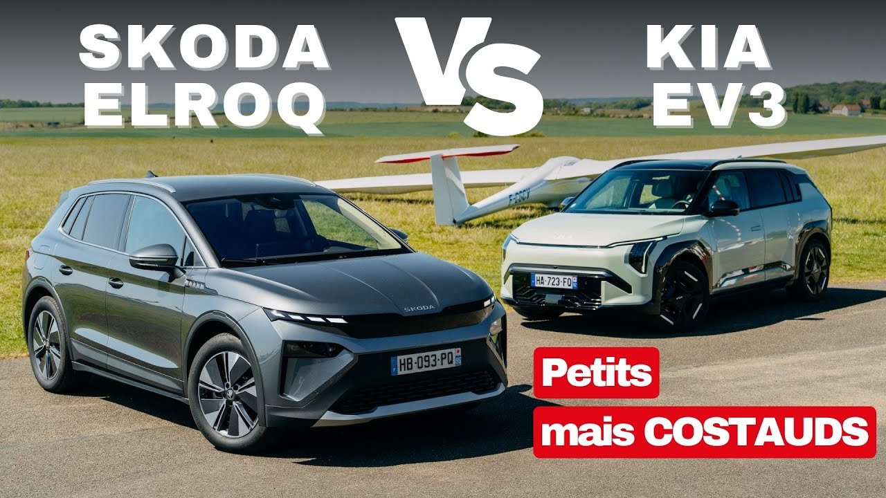 Comparatif Kia EV3 vs Skoda Elroq : quel SUV familial &eacute;lectrique choisir ?