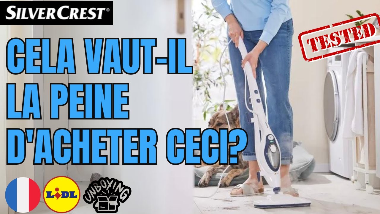BALAI VAPEUR ET NETTOYEUR VAPEUR MANUEL SilverCrest SDM 1500 D3 FRANCE FRAN&Ccedil;AIS LIDL