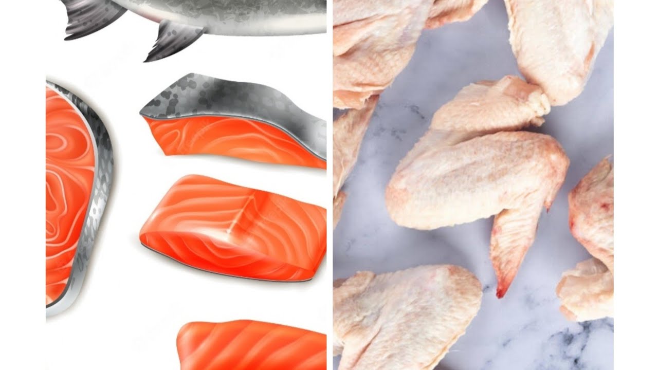 Health benefits of Fish, chicken and eggs. Advantages of fish