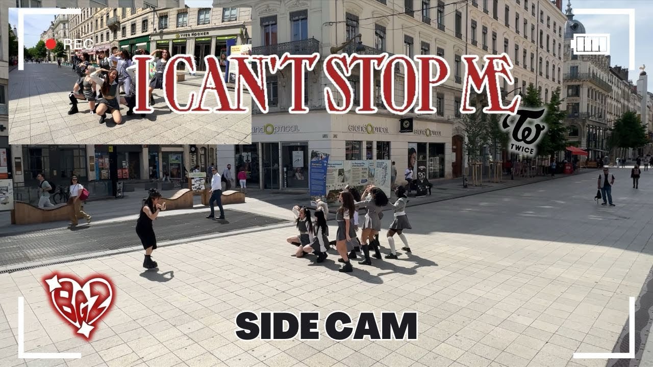 [SIDECAM | KPOP IN PUBLIC, FRANCE] | TWICE - I CAN'T STOP ME OT9 | Dance Cover by BGZ