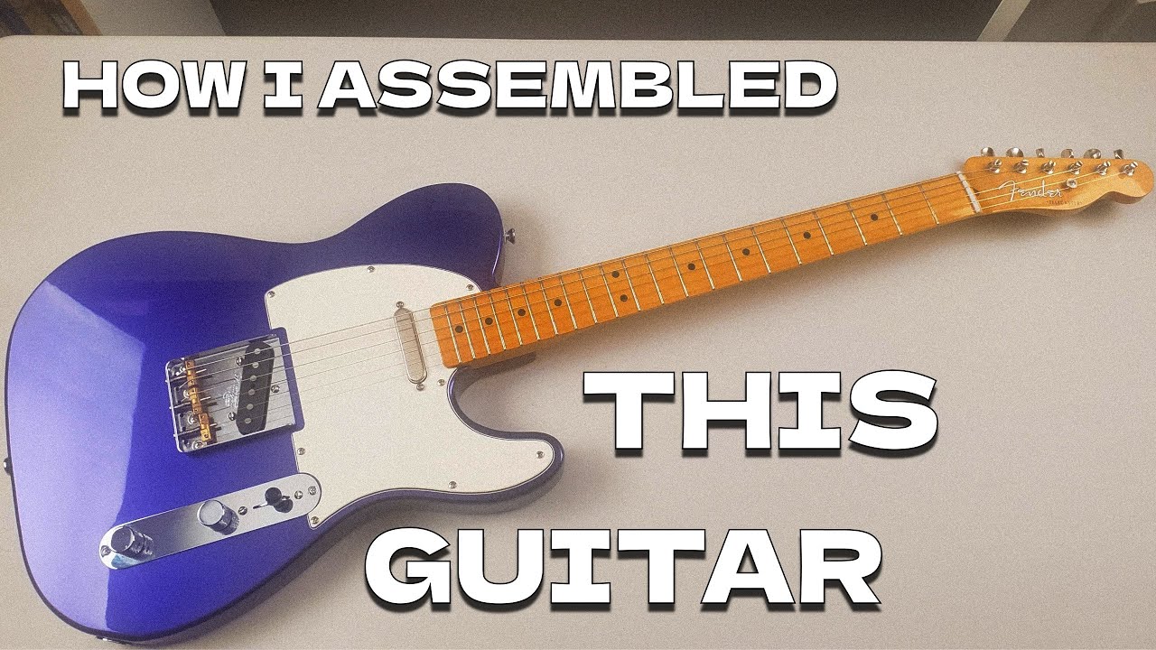 Danish Pete inspired Purple Telecaster Partscaster Project