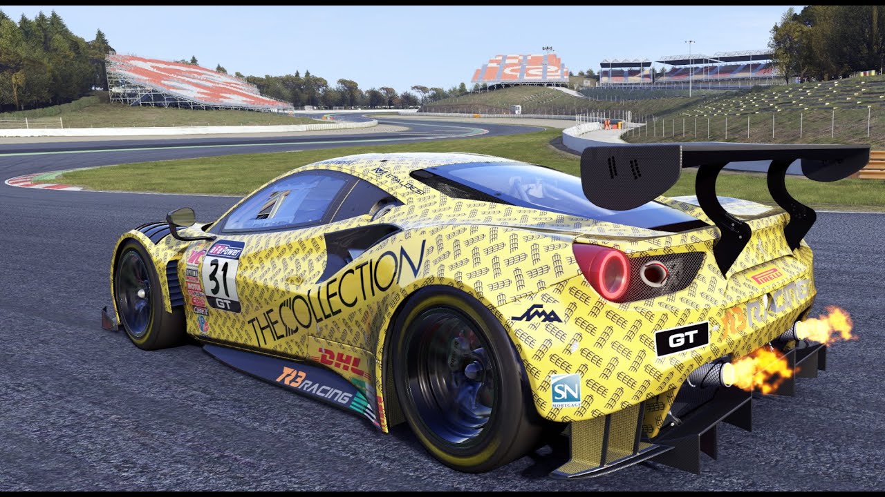 Ferrari 488 GT3 - Barcelona GP World Record 1:44:428 - Assetto Corsa
