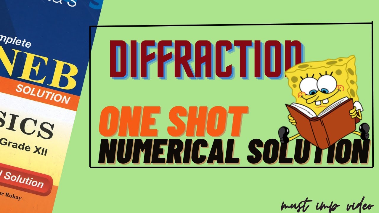 Diffraction Past Year Numericals in One Shot Grade 12 Physics in Nepali