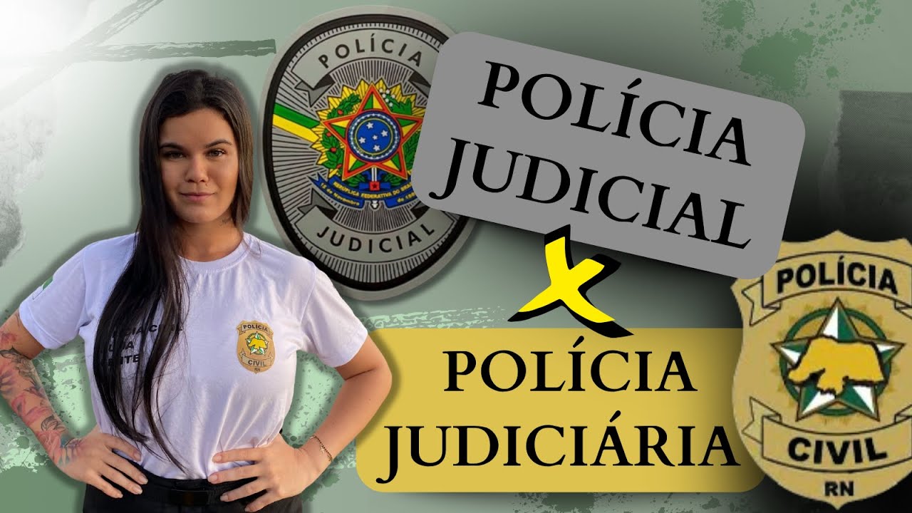 Polícia JUDICIAL ❌ Polícia JUDICIÁRIA ⚠️ ENTENDA as DIFERENÇAS‼️